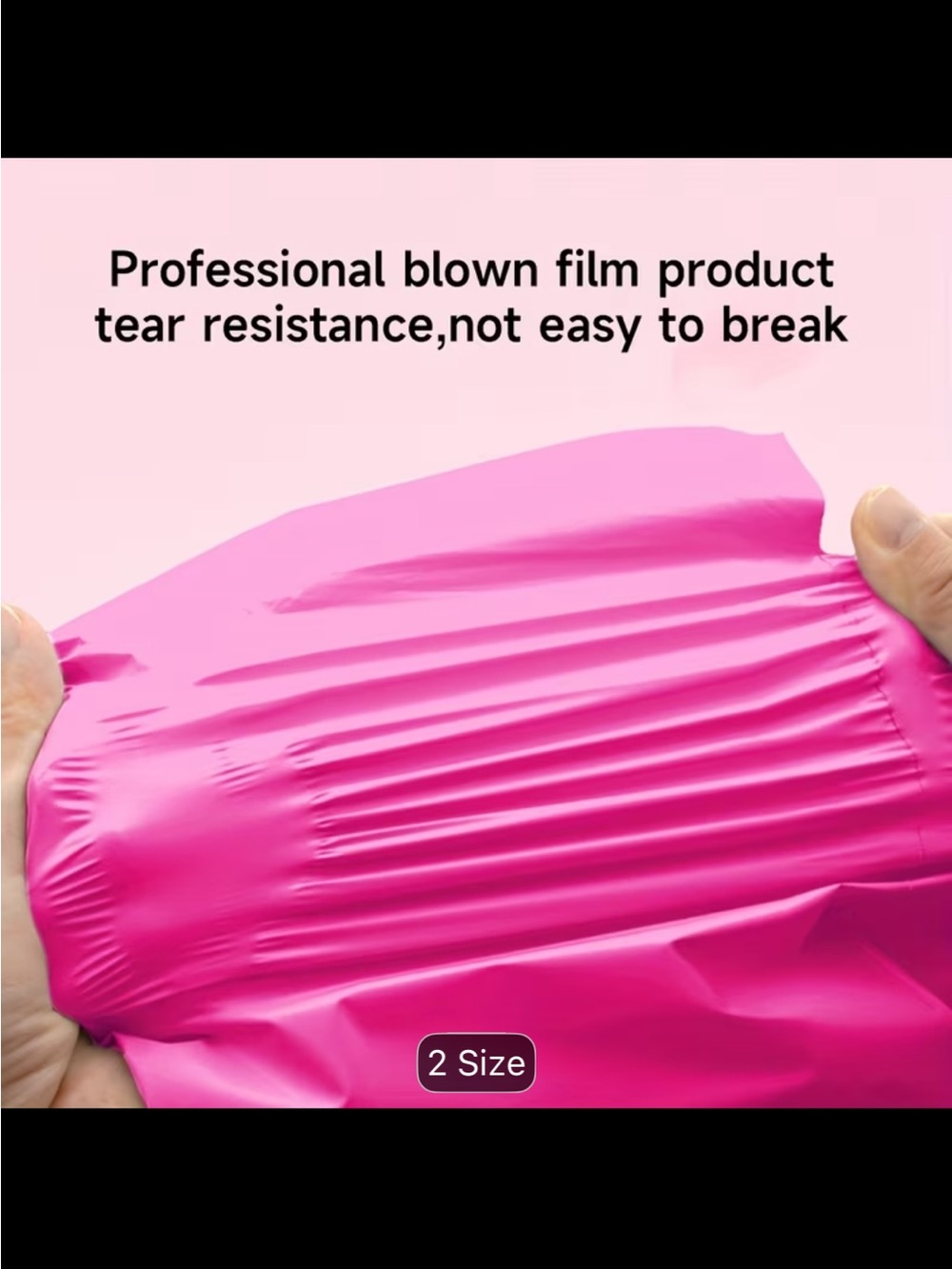 Poly Mailers Lot of 10 XXL Pink 14.5" x 19" Shipping Bags - Picture 5 of 8